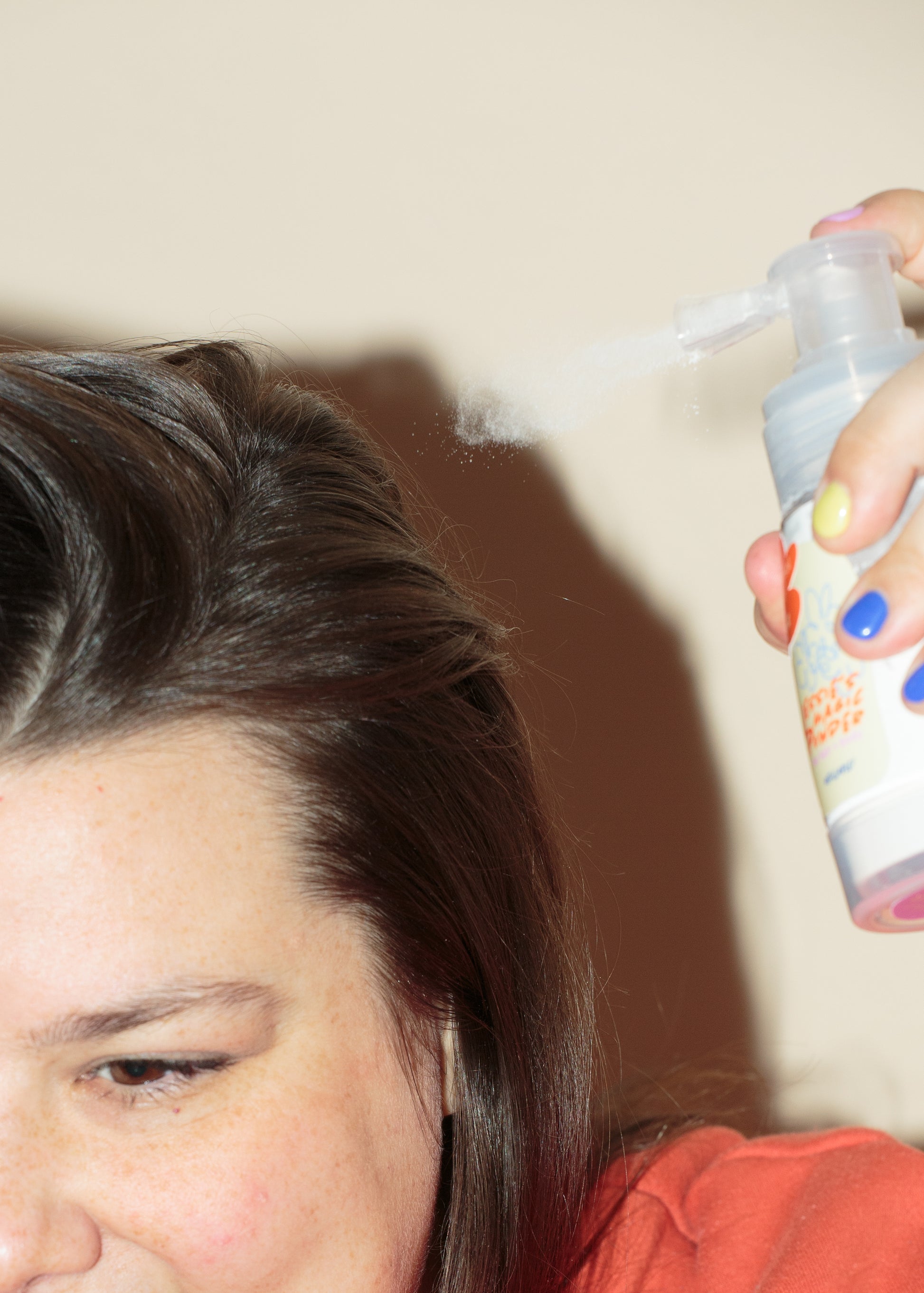 non aerosol dry shampoo, aerosol free, talc free, refillable